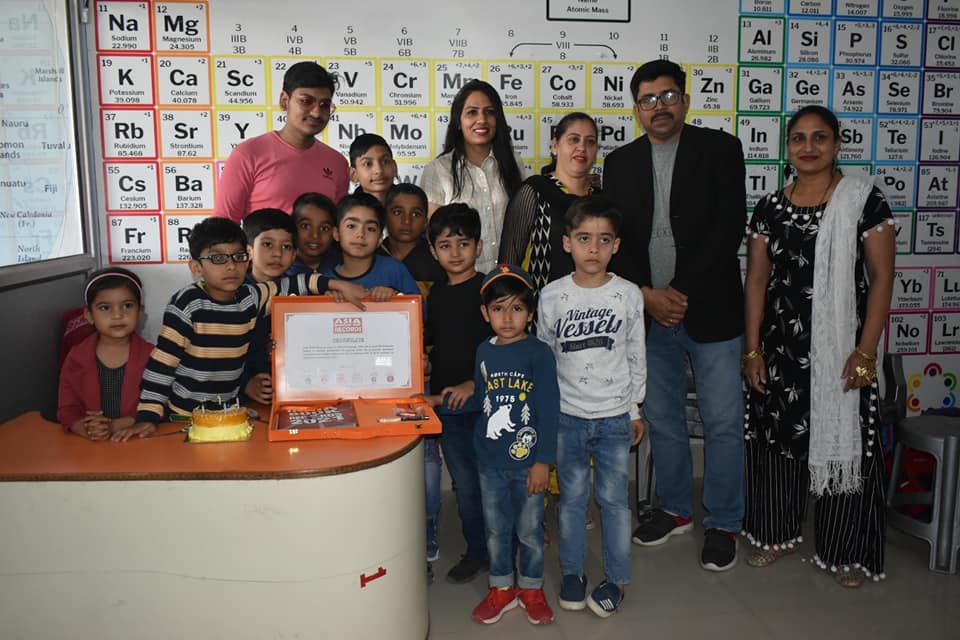 Sahil celebrated for achieving a place in Asia Book of Records